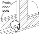 patio door lock